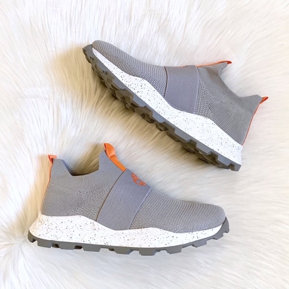 Timberland Light Grey Knit Brooklyn Oxford Sneaker - Picture 4 of 7